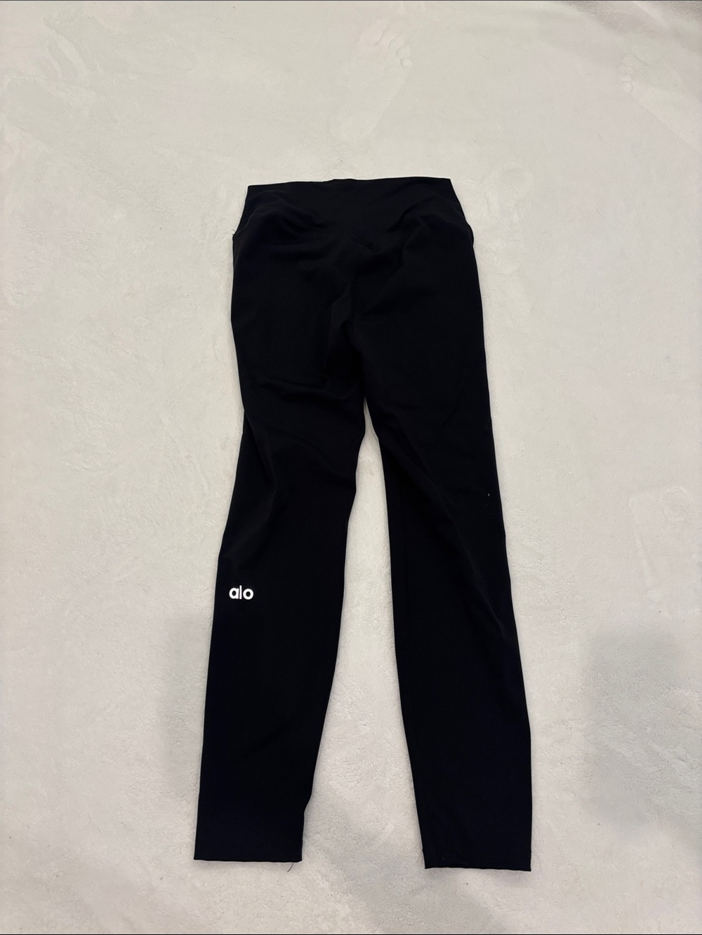ALO Yoga Black High-Waist Women’s Leggings with 'alo' Logo